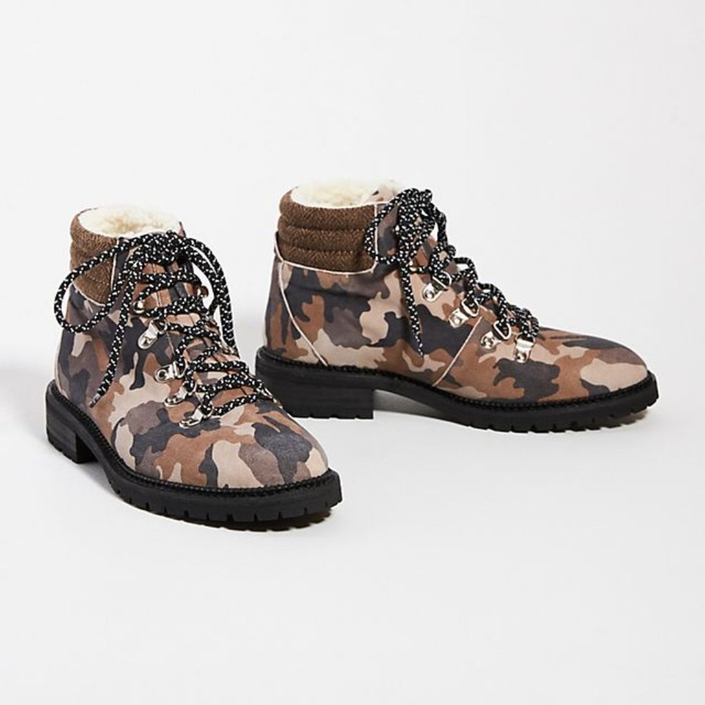 NWT ANTHROPOLOGIE SILENT D REXI HIKER BOOTS